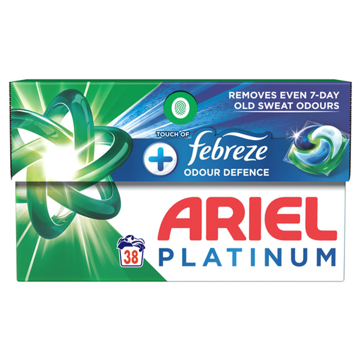 Ariel Platinum Febreze Pods 38 Washes