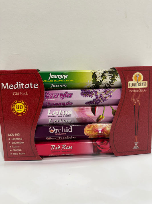 Meditate Incense Sticks 5pack image 0