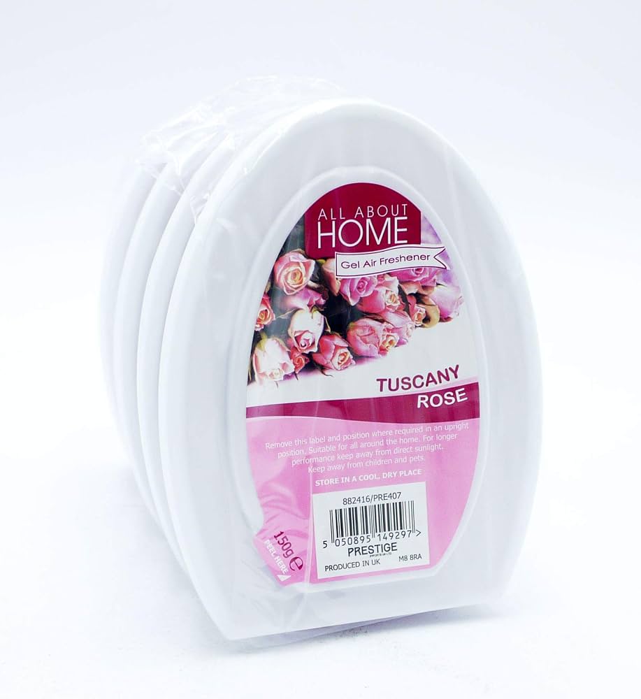 All About Home Tuscany Rose Gel Air Freshener