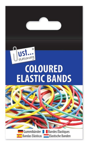 Just Stationary Assorted Colours Elastic Bands