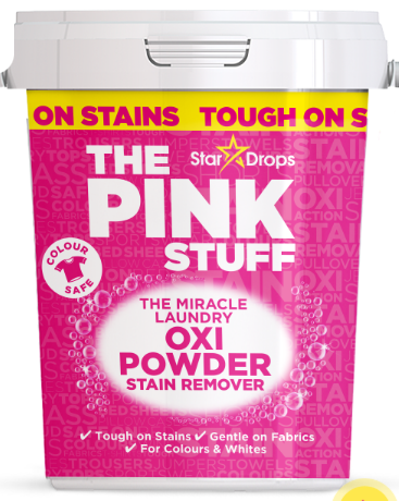 The Pink Stuff Oxi Stain Remover Powder Colours