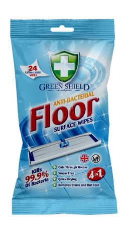 Green Shield Anti-bacterial Floor Wipes