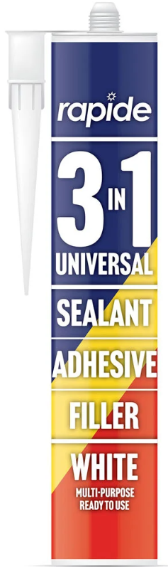 Rapide 3in1 Universal Sealant/Adhesive/Filler White