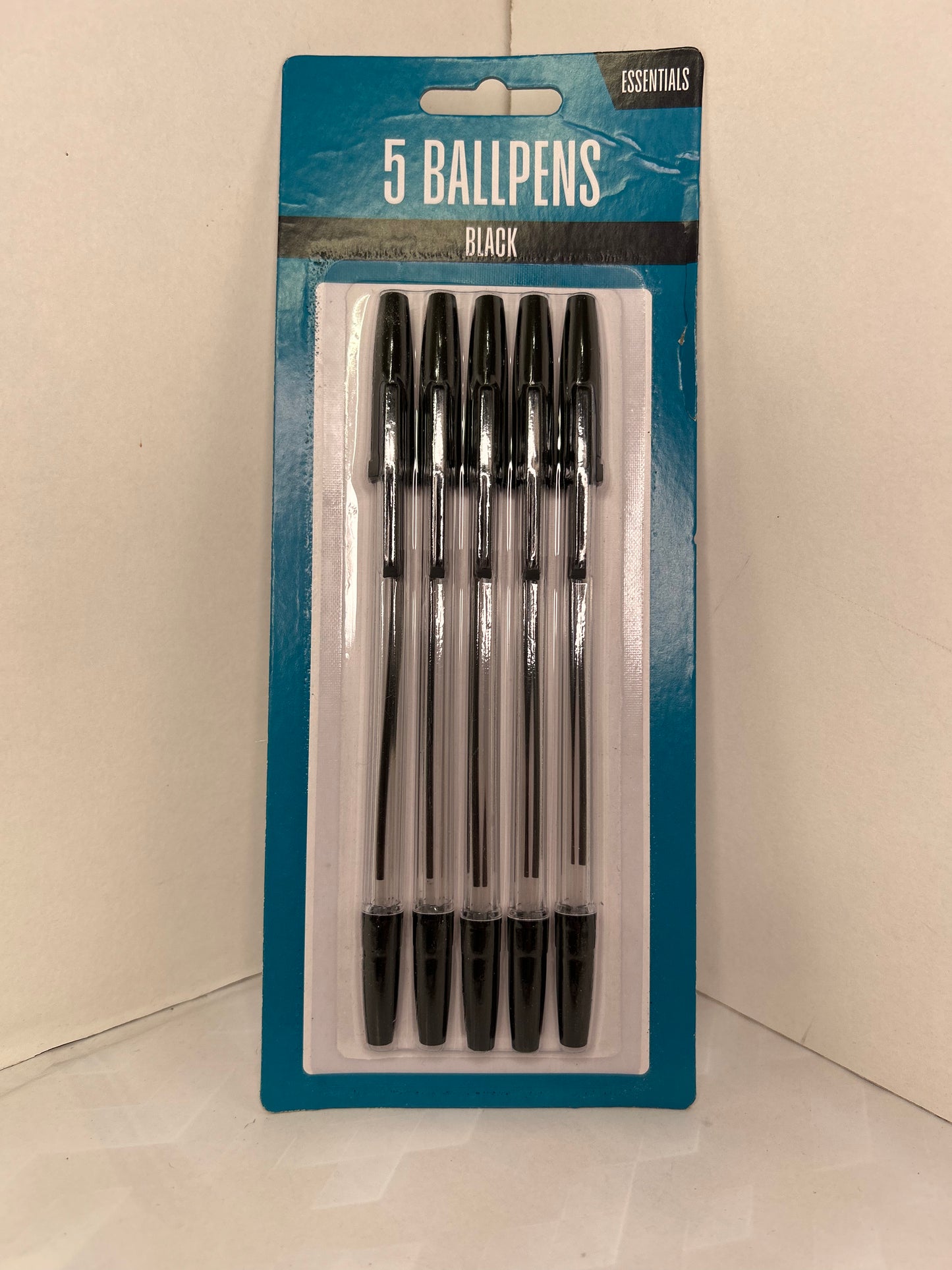 5 Pack Black Pens image 0
