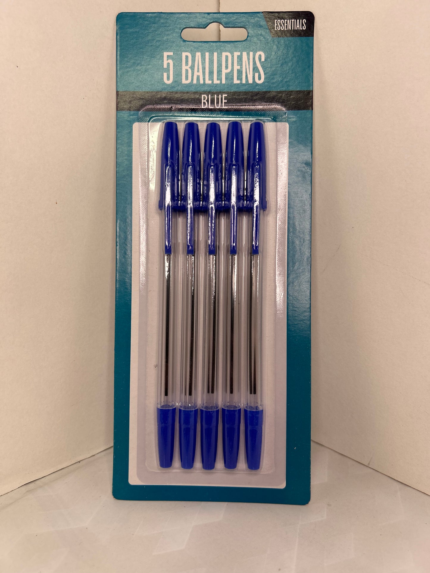 5 Pack Blue Pens image 0