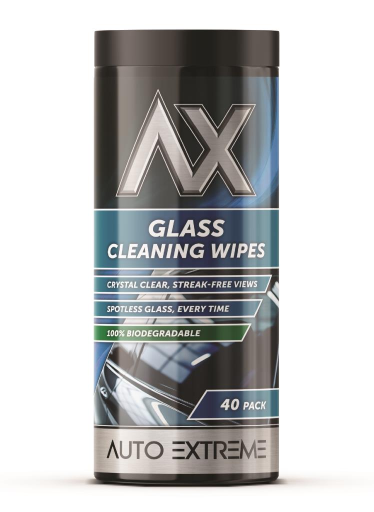AX Glass Cleaning Wipes 40PK