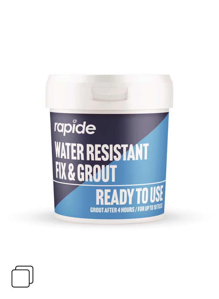 Rapide Water Resistant Fix & Grout Tub 470G