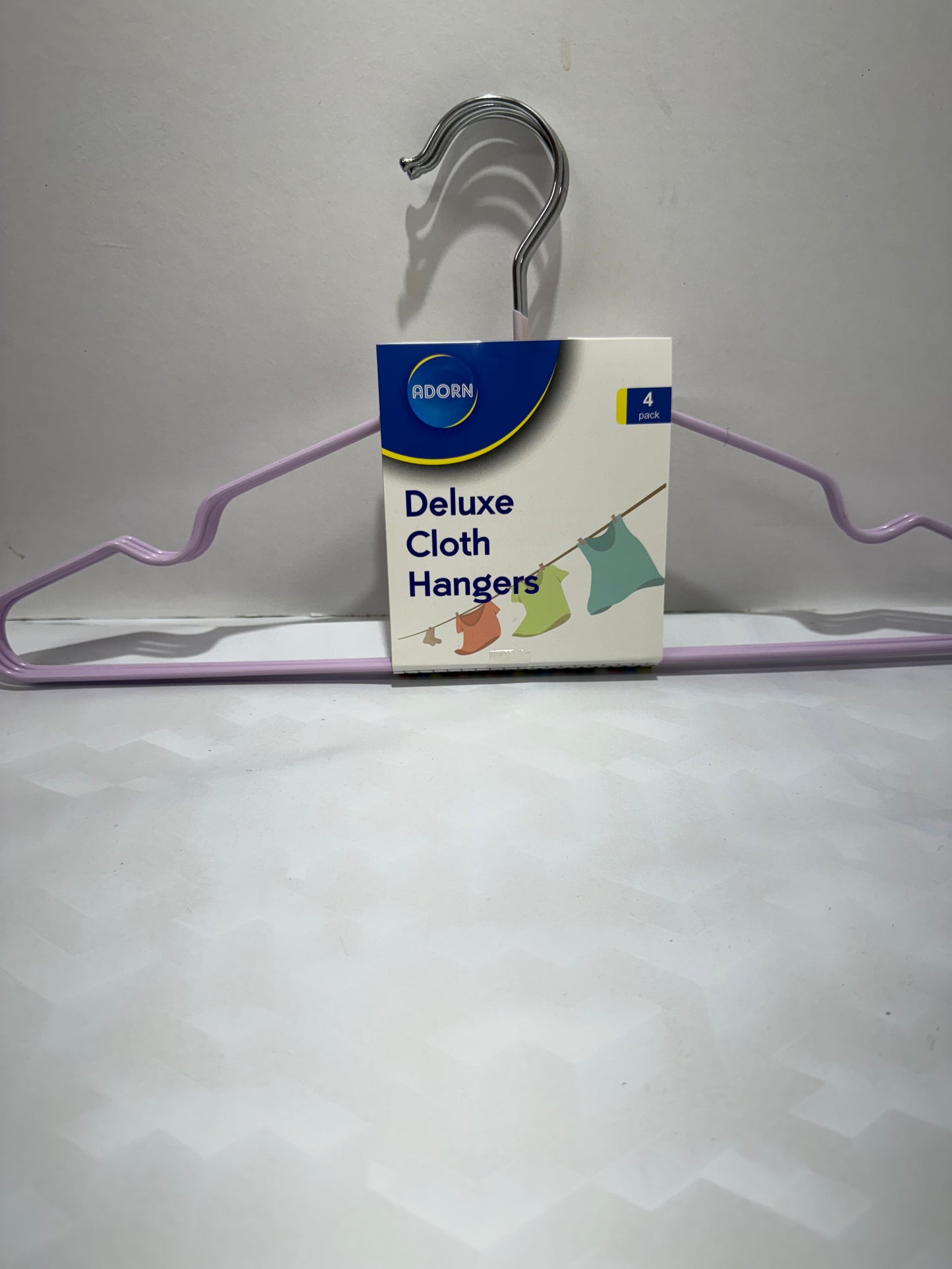 Deluxe Cloth Hangers 4pk image 0