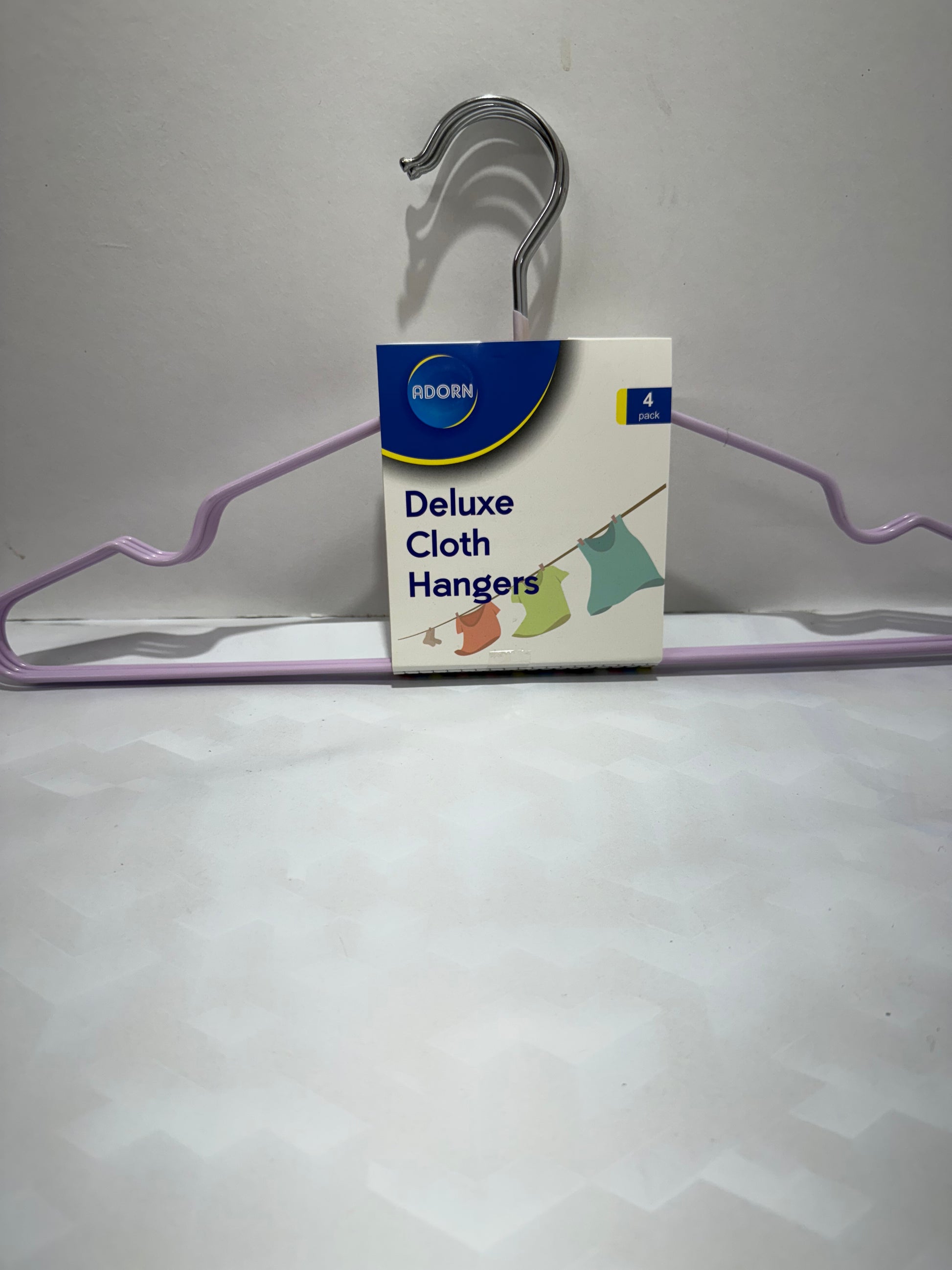 Deluxe Cloth Hangers 4pk image 0